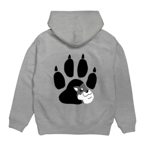 ちらり柴犬（黒柴） Hoodie