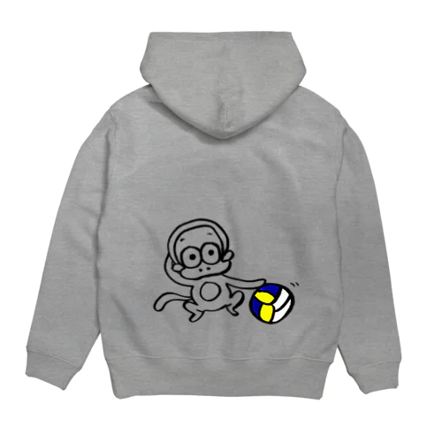 バレーボールサル Hoodie