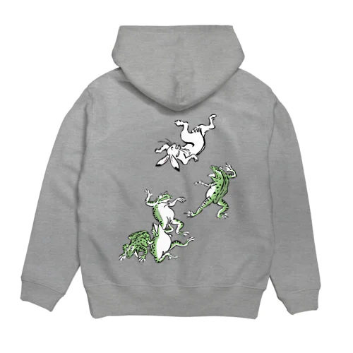 鳥獣戯画（裏） Hoodie