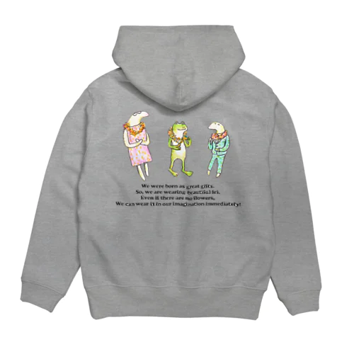 《バックプリント》We are great gifts Hoodie