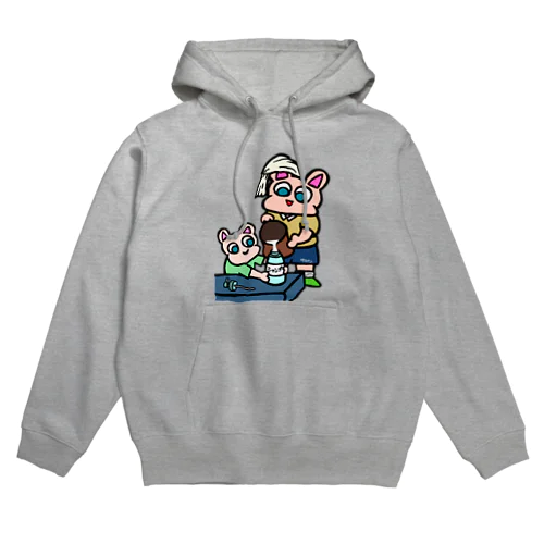 牛乳を注ぐ女みたいなシャンプー詰め替え Hoodie