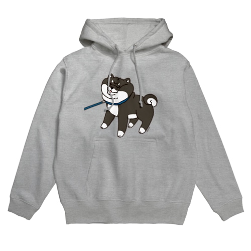 散歩から帰りたくない黒柴 Hoodie