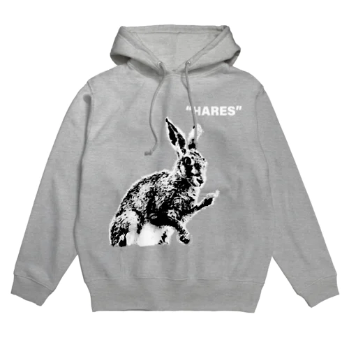 "HARES" パーカー