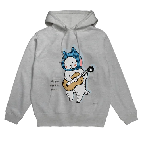 ギターねこ Hoodie