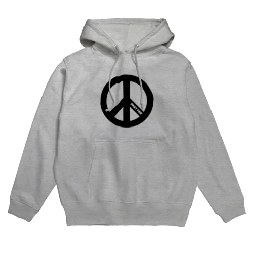 PRAY FOR PEACE ピースマーク ブラック Hoodie