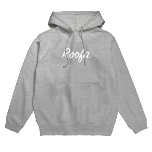 Roofa White Logo Hoodie