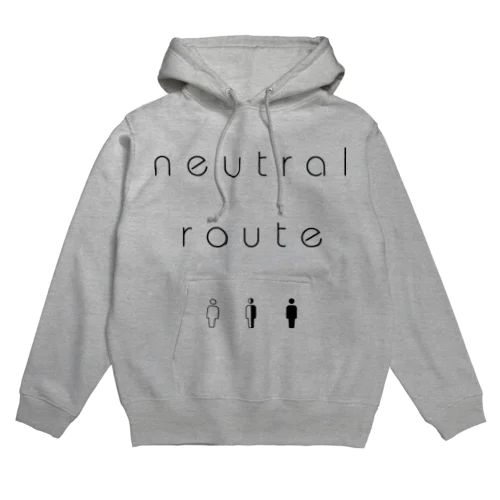 neutral route [Black] パーカー