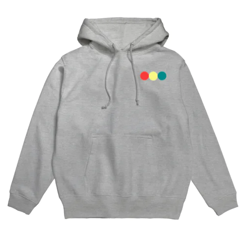 信号色のまんまる Hoodie