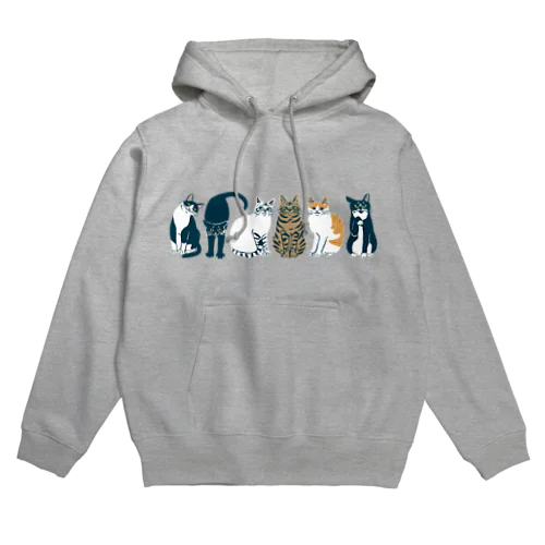 6匹の猫 Hoodie