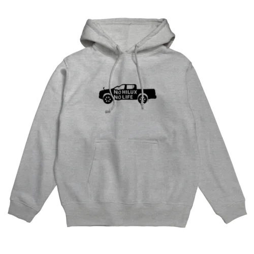 ノーハイラックスノーライフ ブラック Hoodie