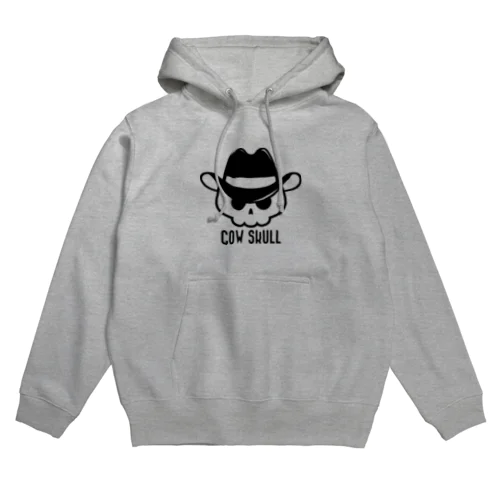 COW SKULL テンガロンハットドクロ ブラック Hoodie