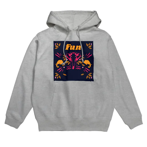 エスニックエレファント　fun Hoodie