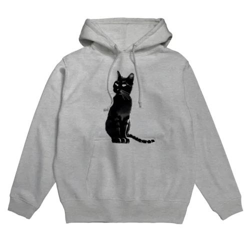 しましまくろねこ Hoodie