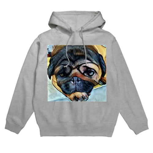 パグ犬　花ちゃん　 Hoodie