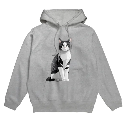 日本の猫　ハチワレさん Hoodie