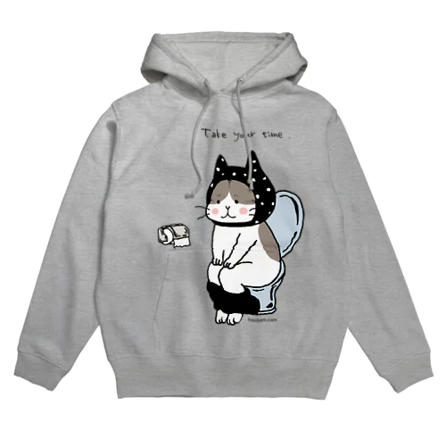 トイレねこ　黒 Hoodie