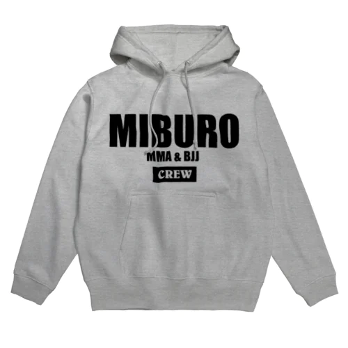 MIBURO CREW ブラック Hoodie