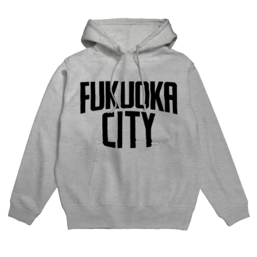 福岡シティTシャツ（ブラックロゴ） Hoodie