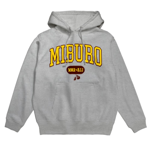 カレッジ2  イエロー×ワインレッド Hoodie