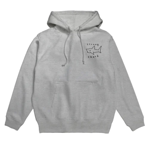 強いサメ Hoodie