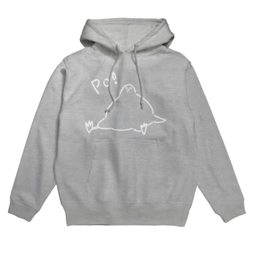 Po! 穏和な鳩　ホワイト Hoodie