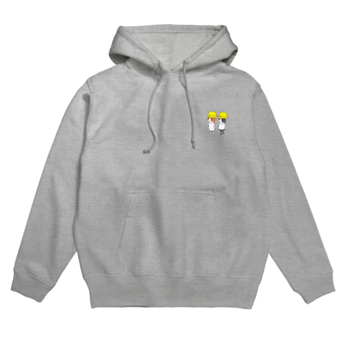 ペアルックヘルメットモルモット Hoodie