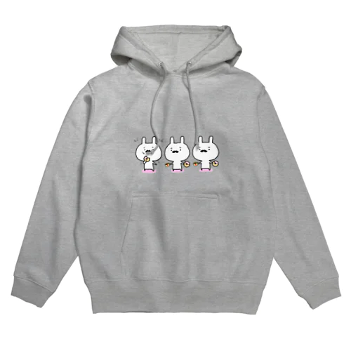 ひげうさのティータイム Hoodie