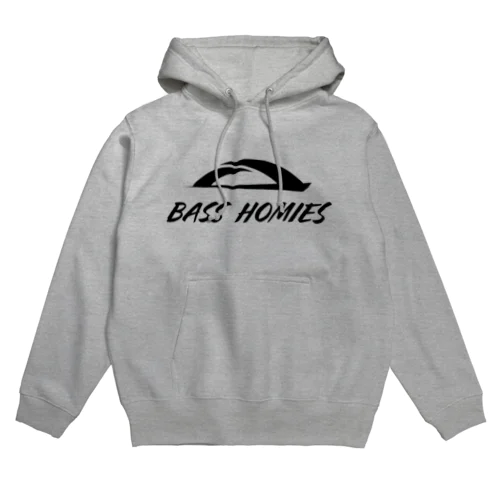 BASSHOMIES(バスホーミーズ)ブリッジデザイン ブラックバス Hoodie