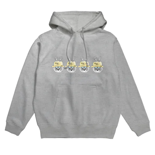 ウサギのエディ　麦わらジョニー Hoodie