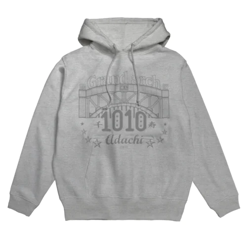 足立区大好き千住大橋Tシャツ（グレー） Hoodie