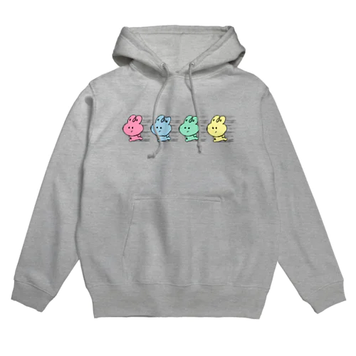 ダッシュうさ Hoodie