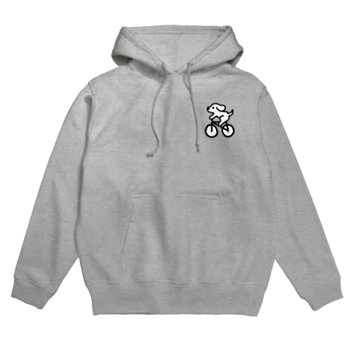 わんこ自転車にのる Hoodie