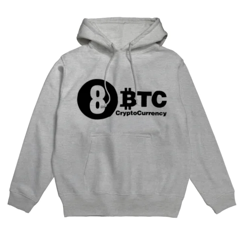 8BTC(Black-Logo) パーカー