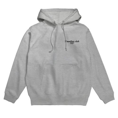 Traveller’s club logo black Hoodie