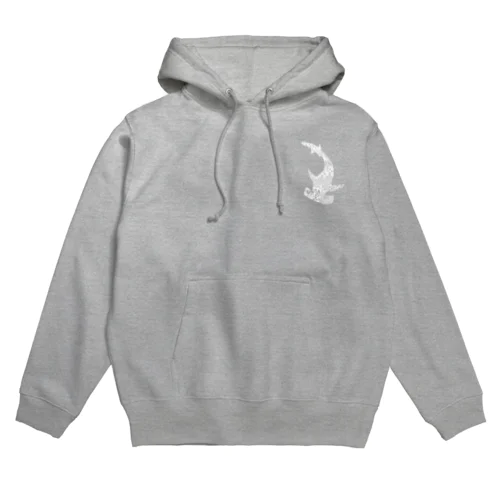 シュモクザメ白＋ Hoodie