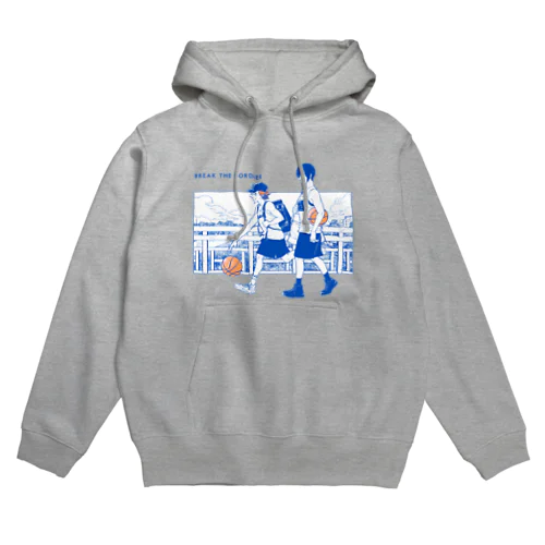 バスケ行こうよ Hoodie