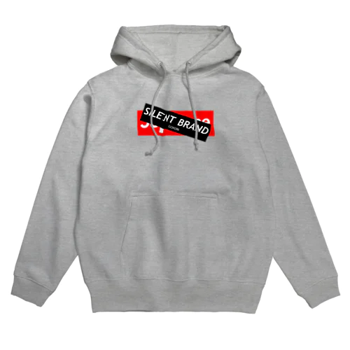 SILENT BRAND FAKE BOXLOGO パーカー