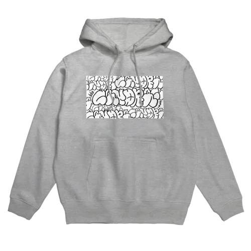 candraロゴ　ゴロゴロ Hoodie