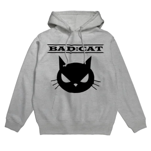 反抗期の猫 BAD:CAT 黒猫ver パーカー