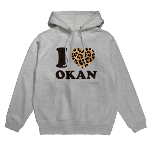 I love okanヒョウ柄 Hoodie