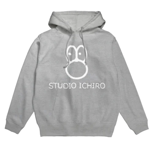 くまのフリーフェイス白 Hoodie