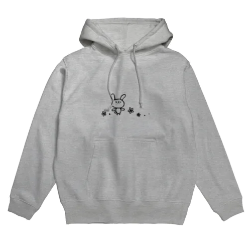 花とうさぎ Hoodie