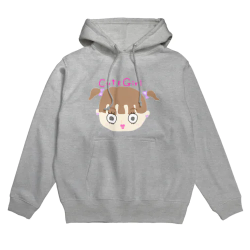 ぱちくりキュートガール Hoodie