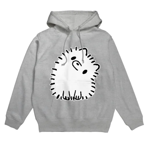 こくびをかしげるポメちゃん Hoodie