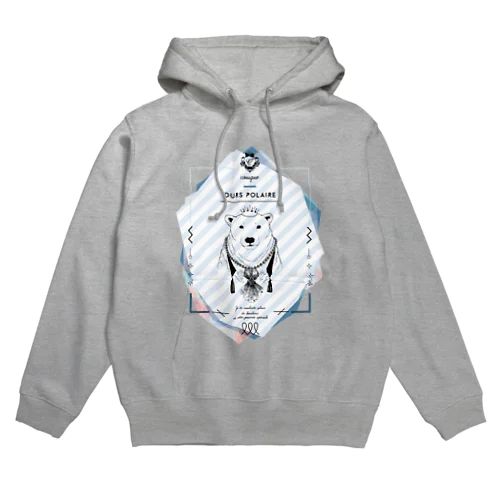 Ours blanc_stripe Hoodie