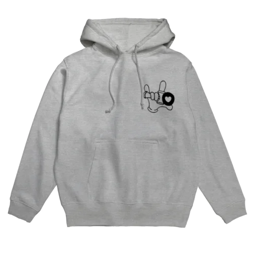 ラブけんロゴ（黒） Hoodie