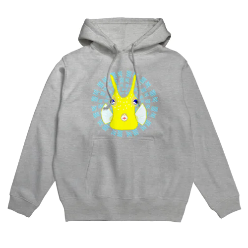 コンゴウフグ　ハングルデザイン(サークル) Hoodie