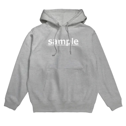 sampleデザイン(ホワイト) Hoodie