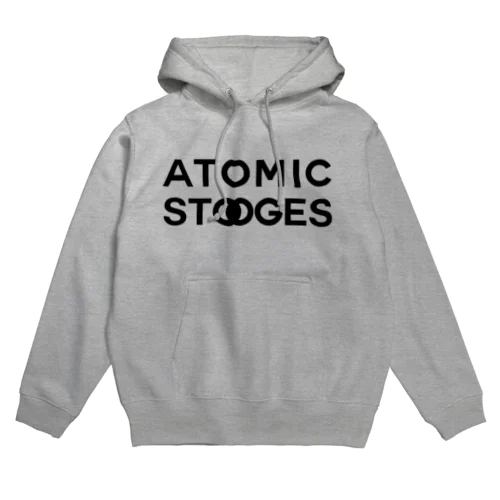 Atomic stooges LOGO black print Hoodie