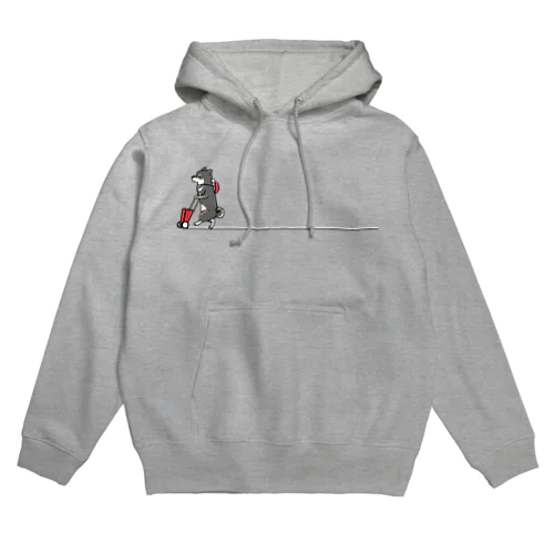 白線引き（黑柴） Hoodie